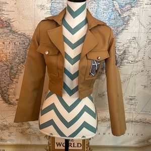 Cropped Attack On Titan Cosplay Jacket